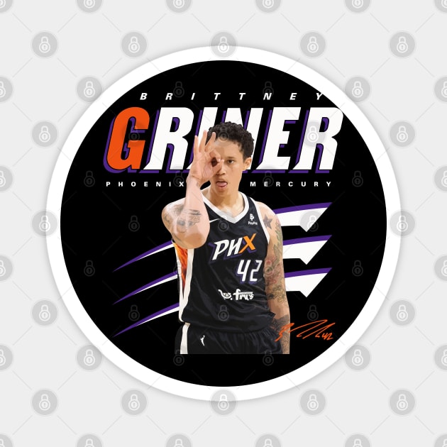 Brittney Griner Magnet by Juantamad